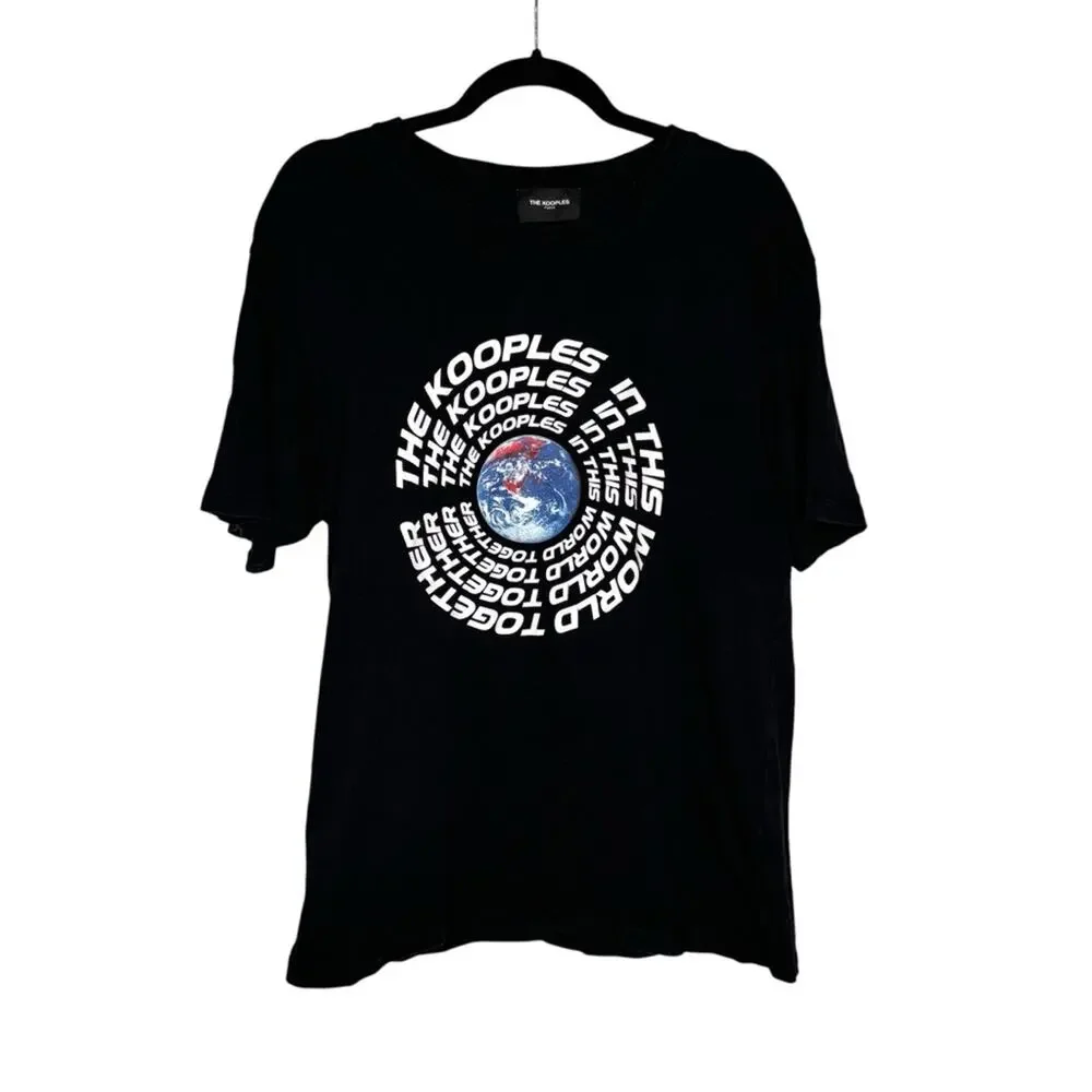 The Kooples Earth Logo Tee